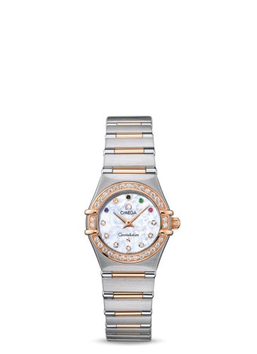 Omega Constellation Quartz 22.5 Stainless Steel / Red Gold / Diamond / Beijing Olympics 2008
